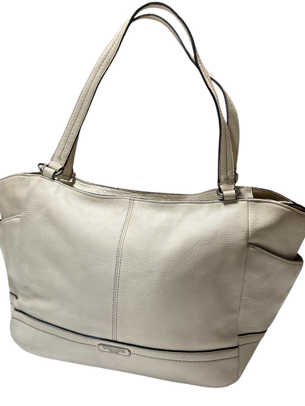Coach leather tote bag